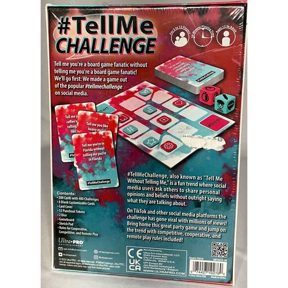 #TellMe Challenge Game ~ Hilarious "Tell Me Whithout Telling Me" Party Game - Picture 2 of 4